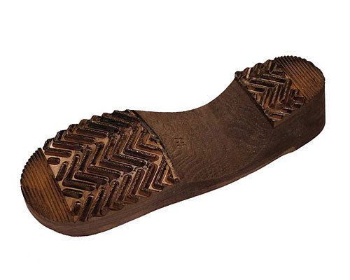 Wooden clogs brown