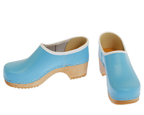 Single pair - Clog closed turquoise, size 36 / 42